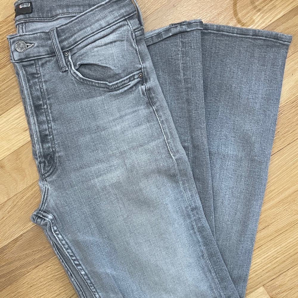 MOTHER Gray Denim Jeans